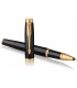 Penna PARKER ROLLER MOD.IM BLACK GT IN ACCIAIO con finiture dorate CONFEZIONATA IN ELEGANTE ASTUCCIO