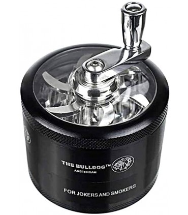 Grinder "SWING" 4 Parti in Metallo con Retina The Bulldog DIAM.60 MM CONFEZIONATO IN SCATOLA