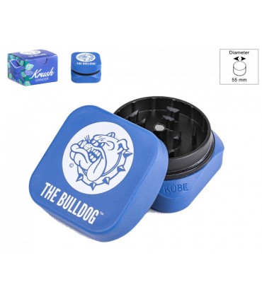 KRUSH Grinder ECO Blue The Bulldog "TAGLIO FINO"