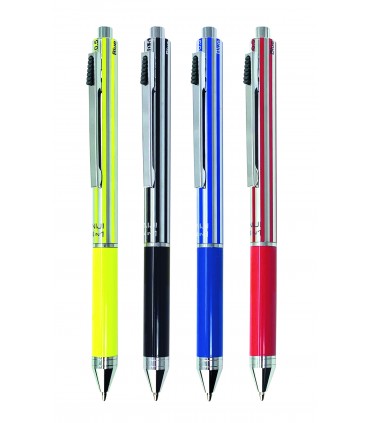 PENNA NIJI MULTIFUNZIONI "4 IN 1" IN METALLO LACCATO COMPLETA DI ASTUCCIO REGALO