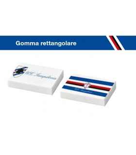 GOMMA BIANCA RETTANGOLARE U.C. SAMPDORIA