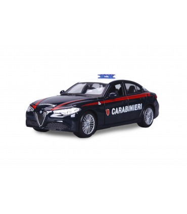 MODELLINO Auto Burago Die Cast Carabinieri Mod. Alfa Romeo Giulia  Scala 1:24