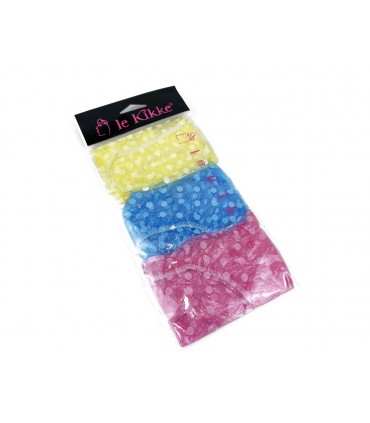 Cuffia Doccia Le Kikke A POIS CONF. 3 PZ. COLORI ASSORTITI