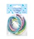 Elastici per Capelli Le Kikke Diam.4.5 cm Blister 12pz. colore PASTELLO conf. 12 blister