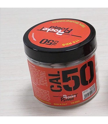 palline rocket round calibro 50 barattolo da da 110 pz.