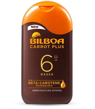 LATTE SOLARE BILBOA CARROT PLUS 200ml FP 6 +