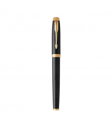 Penna PARKER ROLLER  MOD.IM PREMIUM BLACK GOLD IN ACCIAIO CONFEZIONATA IN ELEGANTE ASTUCCIO