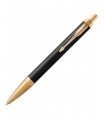 Penna PARKER A SFERA MOD.IM PREMIUM BLACK GOLD IN ACCIAIO CONFEZIONATA IN ELEGANTE ASTUCCIO