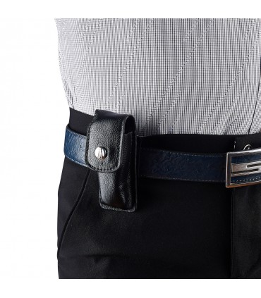 Coltello E CAVATAPPI Laguiole CHIUDIBILE con Manico MARRONE E FONDINA