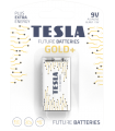 TESLA ALCALINE 9V GOLD CONF. 12 BLISTER