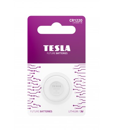 TESLA BATTERIE BOTTONE CR1220 1 BLISTER