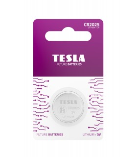 TESLA BATTERIE BOTTONE CR2025 1 BLISTER