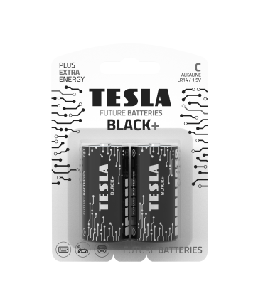 TESLA ALCALINE 1/2 TORCIA C BLACK 1BLISTER