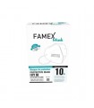 Mascherina FFP2 CE 2841FAMEX COLORE BIANCO conf. 10Pz (blisterate singolarmente)