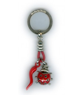 Corni Portafortuna Artigianali Piccolo in Metallo  Cartella da 12 pz.