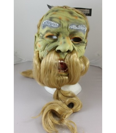 Maschera Gandalf in Lattice Con Capelli e Barba