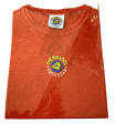T-Shirt THE BULLDOG mezza manica colore arancione TG M
