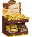 EXPO SNACK E PRALINA CAFFAREL PIEMONTE CON NOCCIOLE INTERE DA 48 SNACK + 2KG DI PRALINE