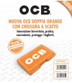 Cartina OCB corta Orange DOPPIA CON CHIUSURA A SCATTO CONF. 25 LIBRETTI DA 120 CARTINE
