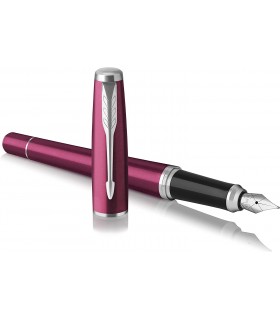 Penna PARKER STILOGRAFICA MOD. URBAN vibrant IN ACCIAIO COLORE magenta CONFEZIONATA IN ELEGANTE ASTUCCIO
