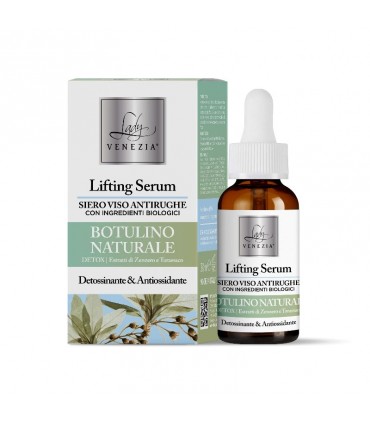 SIERO VISO ANTIRUGHE LADY VENEZIA BOTOLINO NATURALE E INGREDIENTI BIOLOGICI DA 30ML