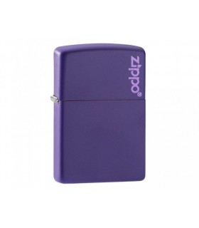 Zippo PURPLE MATTE CON LOGO