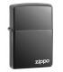 Zippo PVD-Black Ice con Logo
