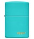 Zippo Flat Turquoise CON LOGO