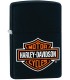 Zippo Harley Davidson Bar and Shield Black