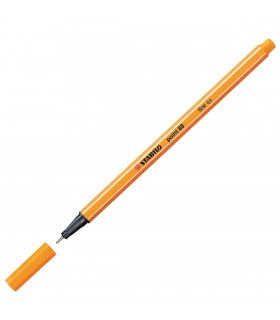 STABILO BOSS POINT 88 FINELINER PUNTA F 0.4MM COLORE ARANCIONE CONF. 10 PZ.