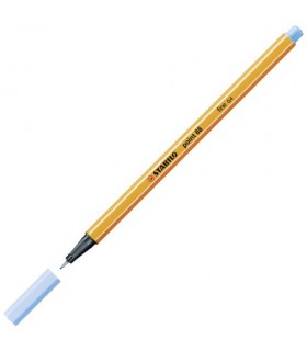 STABILO BOSS POINT 88 FINELINER PUNTA F 0.4MM COLORE AZZURRO CHIARO CONF. 10 PZ.