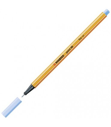 STABILO BOSS POINT 88 FINELINER PUNTA F 0.4MM COLORE AZZURRO CHIARO CONF. 10 PZ.