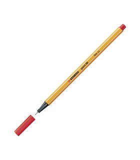 STABILO BOSS POINT 88 FINELINER PUNTA F 0.4MM COLORE ROSSO CONF. 10 PZ.