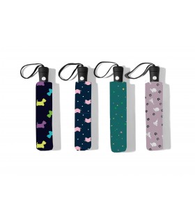 OMBRELLO gallotti AUTOMATICO in tessuto pongee fantasia donna COLORI DISPONIBILI COME DA FOTO