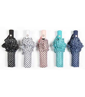 OMBRELLO gallotti mini AUTOMATICO anti vento fantasia donna colori disponibili come da foto