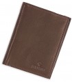 Portafoglio/Portadocumenti  e carte di credito Dal Negro in vera pelle confezionato in elegante scatola da regalo colore marrone