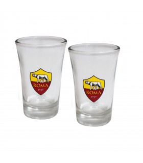 Set Bicchierini Shot in Vetro a.s.roma confezionati in scatola da regalo