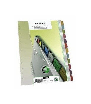 Intercalare colorato a 12 tacche Lebez