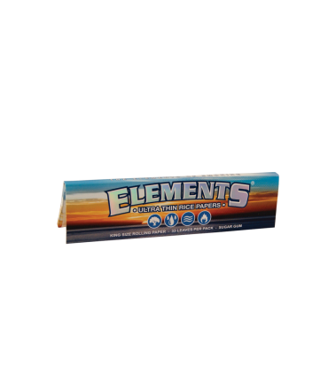 CARTINA ELEMENTS ULTRA THIN KS SLIM BLUE RICE CONF. 50 LIBRETTI DA 32 CARTINE