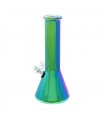 BONG IN VETRO ATOMIC RAINBOW H.20 CM SPESORE VETRO 5MM CONFEZIONATO IN SCATOLA