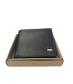 Portafoglio Orizzontale in Vera Pelle U.C. Sampdoria colore Nero confezionato in elegante  scatola da regalo