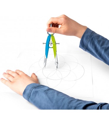 compasso balaustrone mars confort staedtler colore neon verde/azzurro