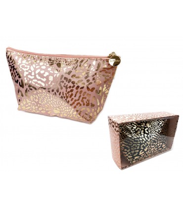 BEAUTY CASE Donna LE KIKKE FANTASIA MACULATA MIS.12X27X7 CM CONFEZIONATO IN ELEGANTE SCATOLA DA REGALO DISPONIBILE IN 3 COLORI