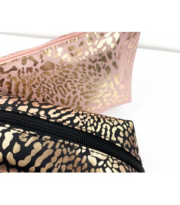 BEAUTY CASE Donna LE KIKKE FANTASIA MACULATA MIS.12X27X7 CM CONFEZIONATO IN ELEGANTE SCATOLA DA REGALO DISPONIBILE IN 3 COLORI