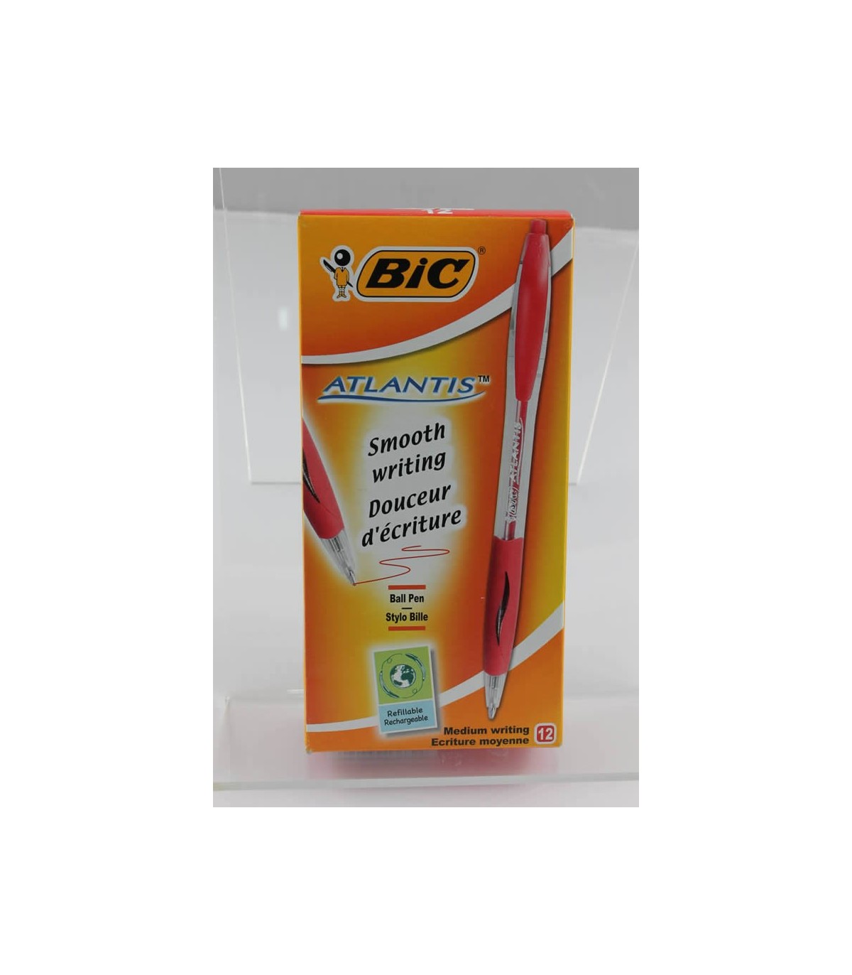 Penna Bic Atlantis 1.0mm colore rosso