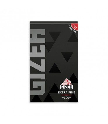 cartina corta doppia Gizeh BLACK EXTRA FINE conf. 20 libreTTI DA 100 CARTINE