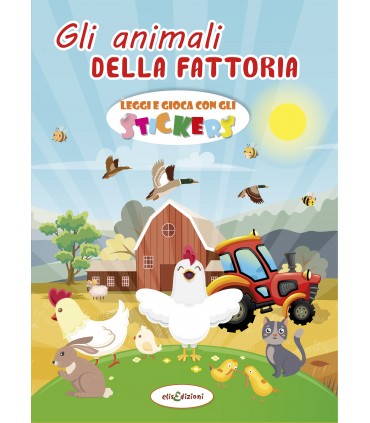 4 Libri da LEGGERE ELIS EDIZIONI CON STICKERS ADESIVI da 14 Pagine assortiti (DISPONIBILI IN 8 MODELLI come da foto)