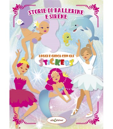 4 Libri da LEGGERE ELIS EDIZIONI CON STICKERS ADESIVI da 14 Pagine assortiti (DISPONIBILI IN 8 MODELLI come da foto)