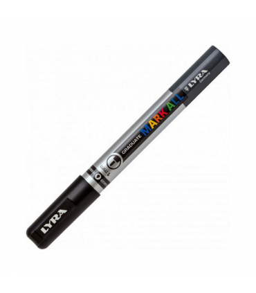 Tratto Marker All Lyra Graduate Punta 1mm colore Nero