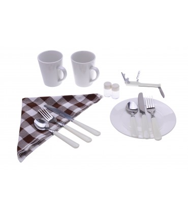 CESTINO PIC NIC IN VIMINI LAGUIOLE